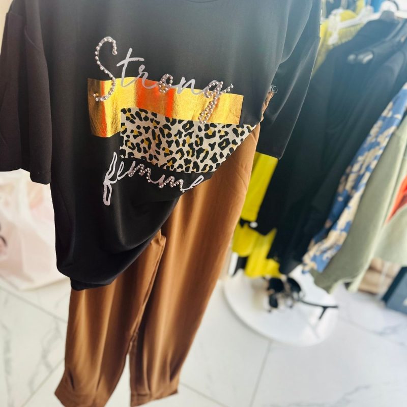 Pantolon Tişört Kombin - Görsel 4