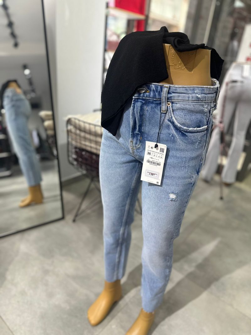 Kadın JEAN ZR Model Fit Boru Paça - Görsel 3
