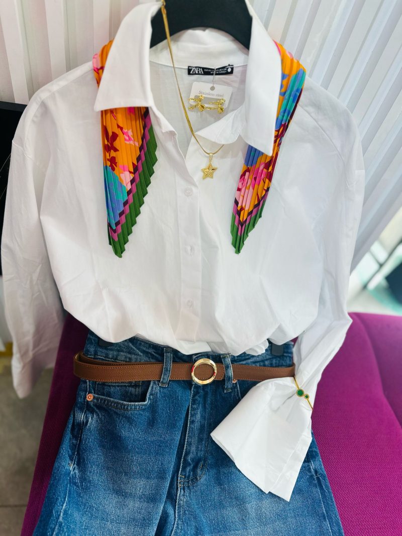 Kadın JEAN ZR Model Fit Frend Kesik Paça - Görsel 3