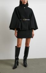 KEMERLİ KAŞE PANÇO MONT